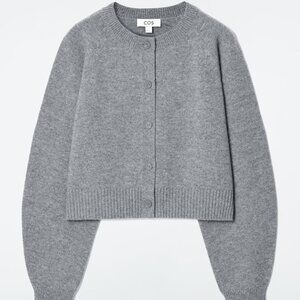COS cropped wool cardigan